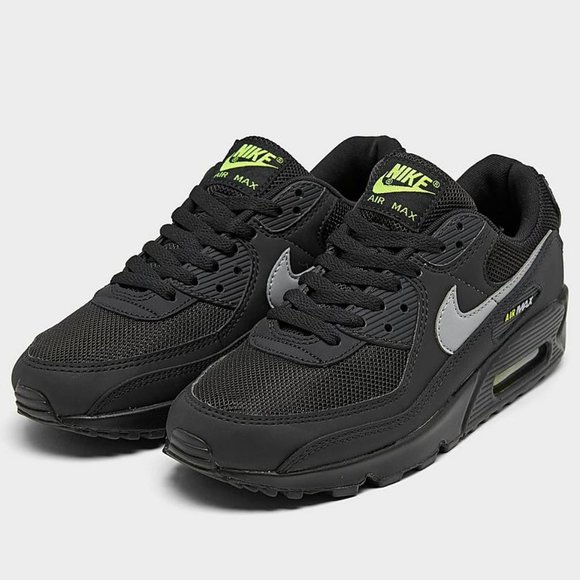 nike air max 90 black and neon green